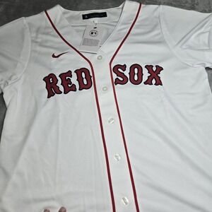 Nike Boston Red Sox Rafael Devers Womens Jersey XL White MLB Replica New